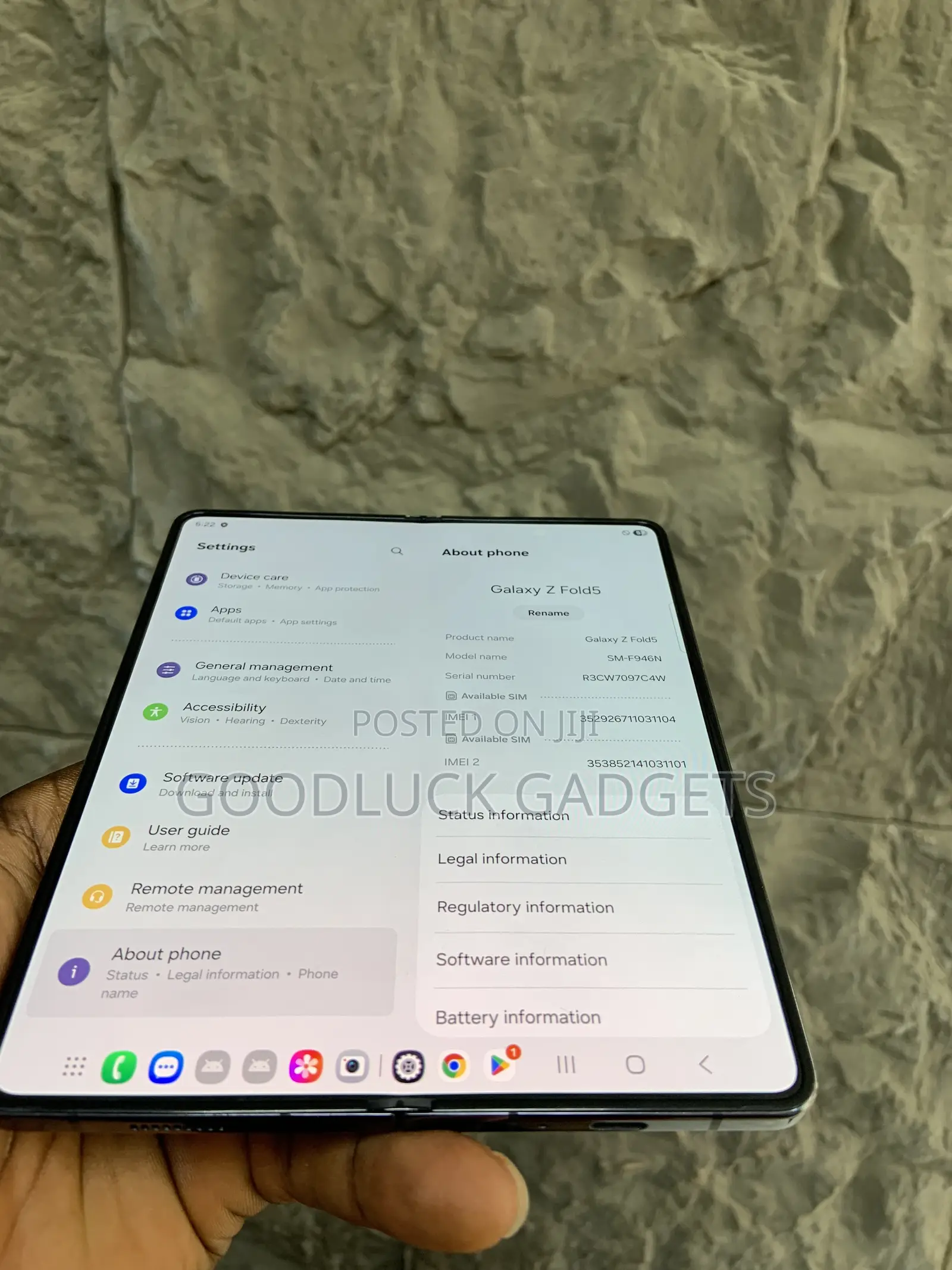 Samsung Galaxy Z Fold 5 512 GB Black