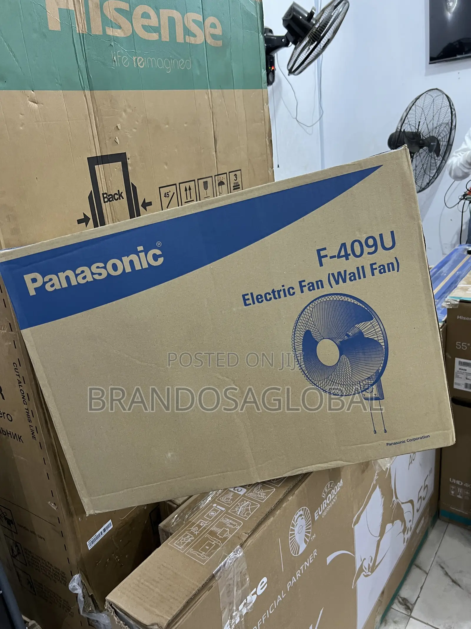 Panasonic 16 Inches Wall Fan [F-409u] Excellent Airflow Fan