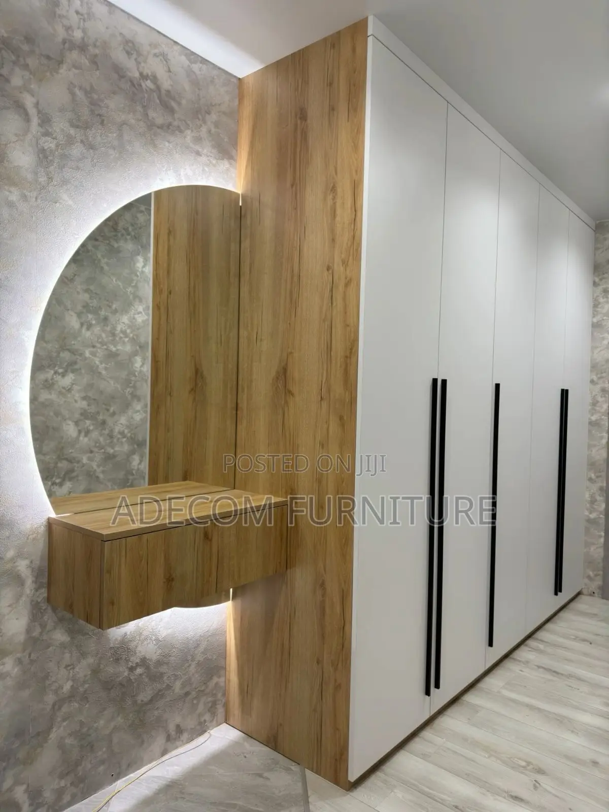 Wardrobe and Dressing Mirror