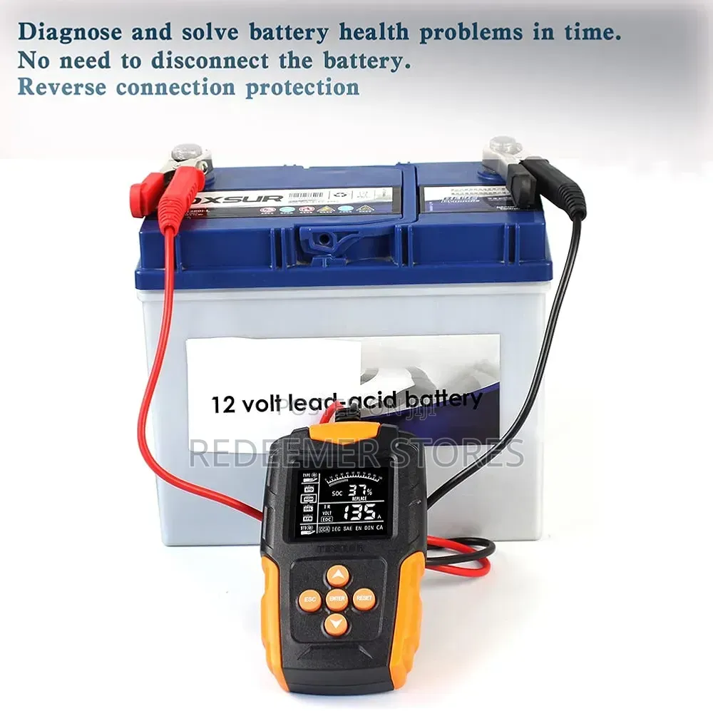 12v 24v Car Battery Tester /LCD Analyzer Diagnostic Discharge Detecto