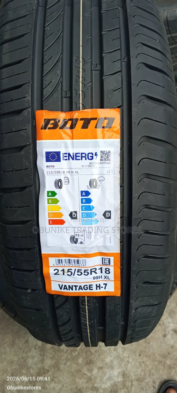 215/55r18 Boto Radial Tyre