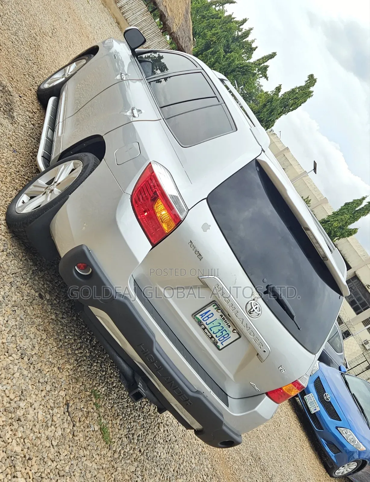 Toyota Highlander Sport 4x4 2009 Silver