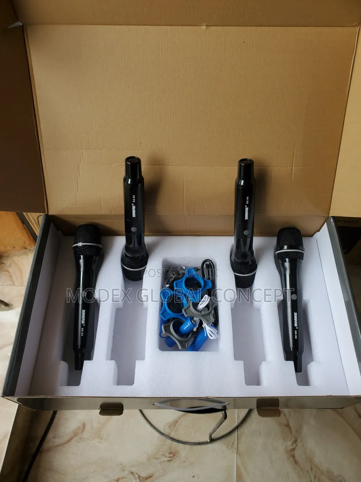 Shure Nx-04 Is a 4-Channel Wireless Microphone System.