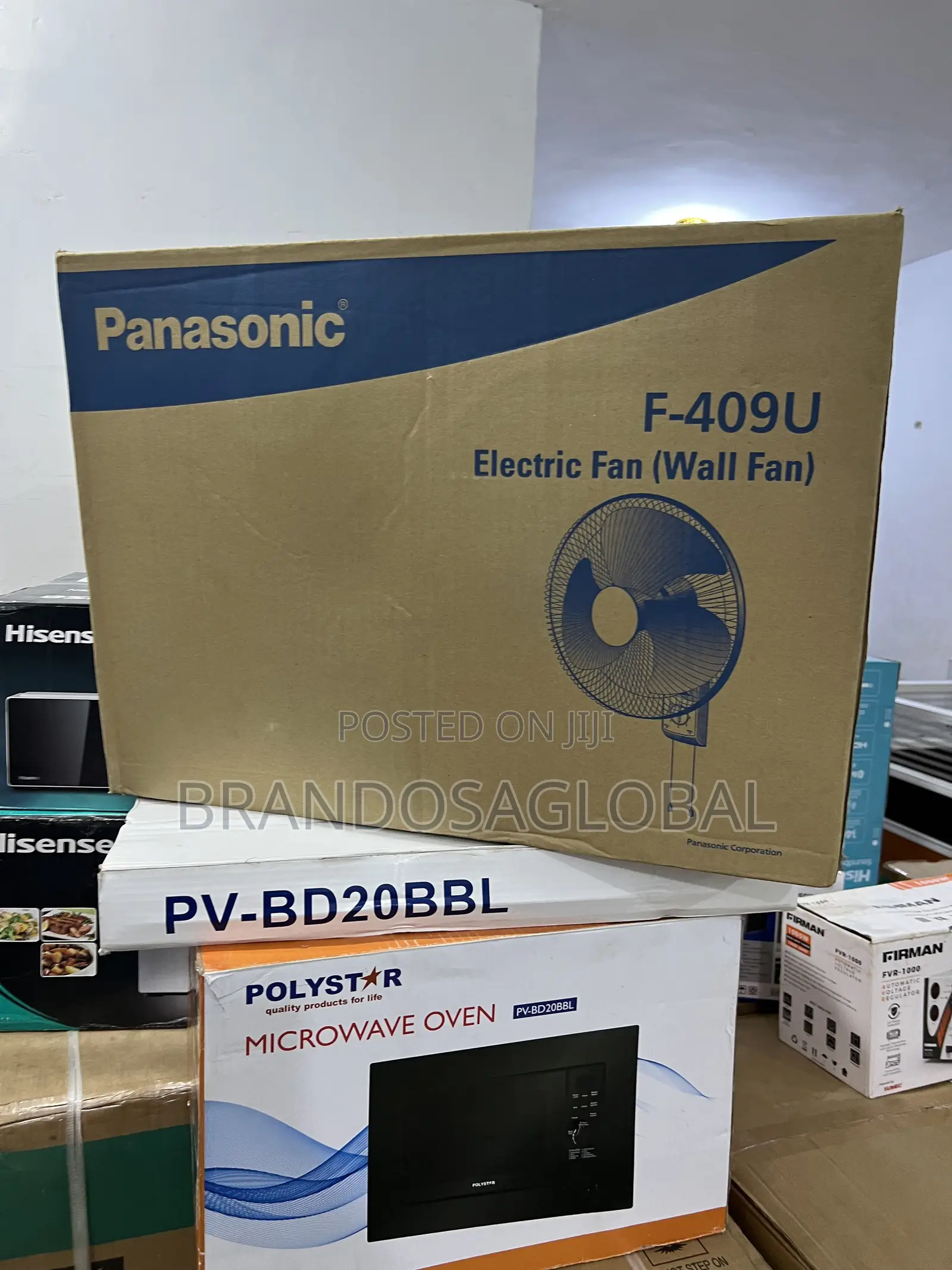 Panasonic 16 Inches Wall Fan [F-409u] Long Lasting Motor