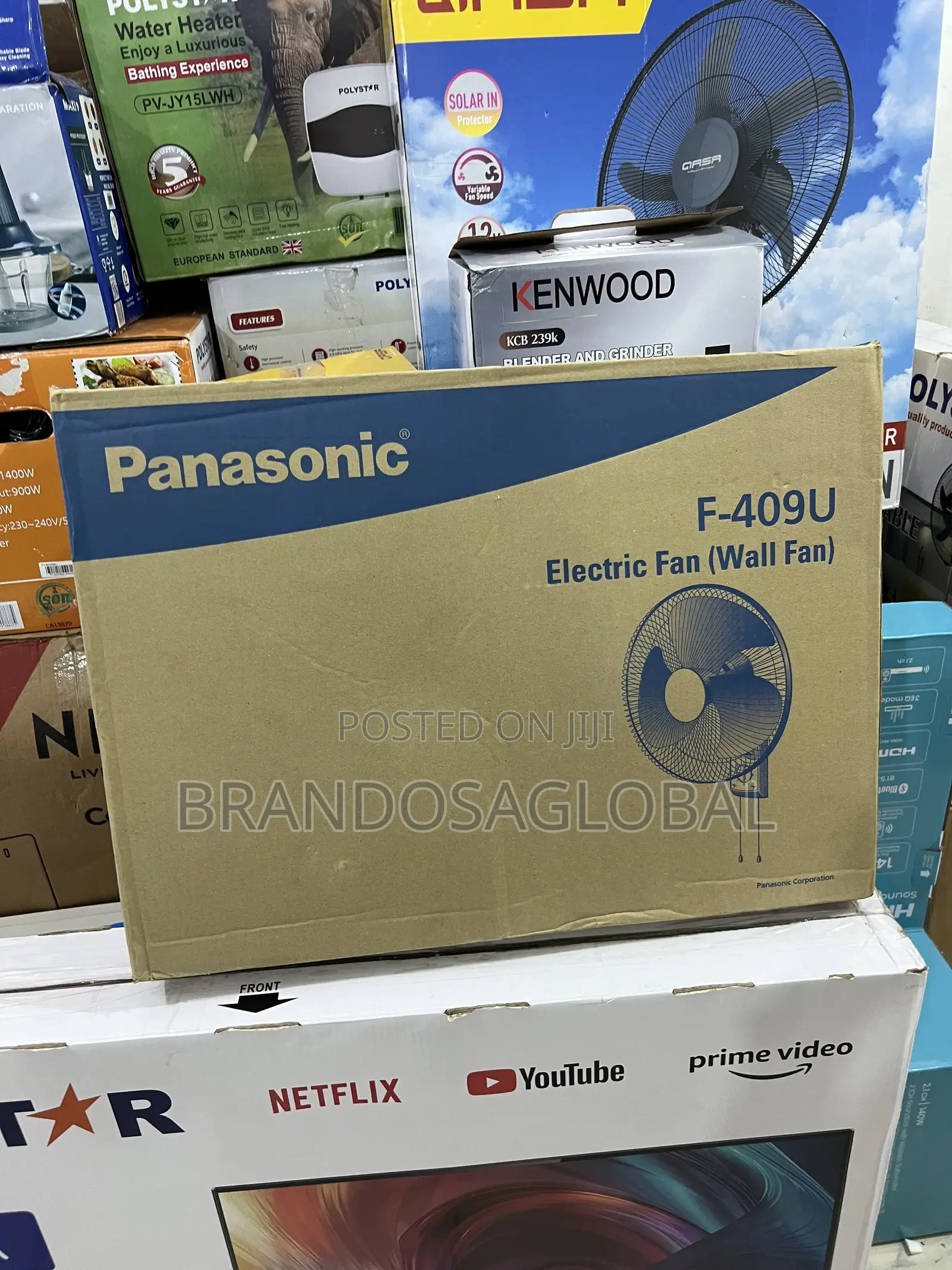 Panasonic 16 Inches Wall Fan [F-409u] Efficient Cooling Device