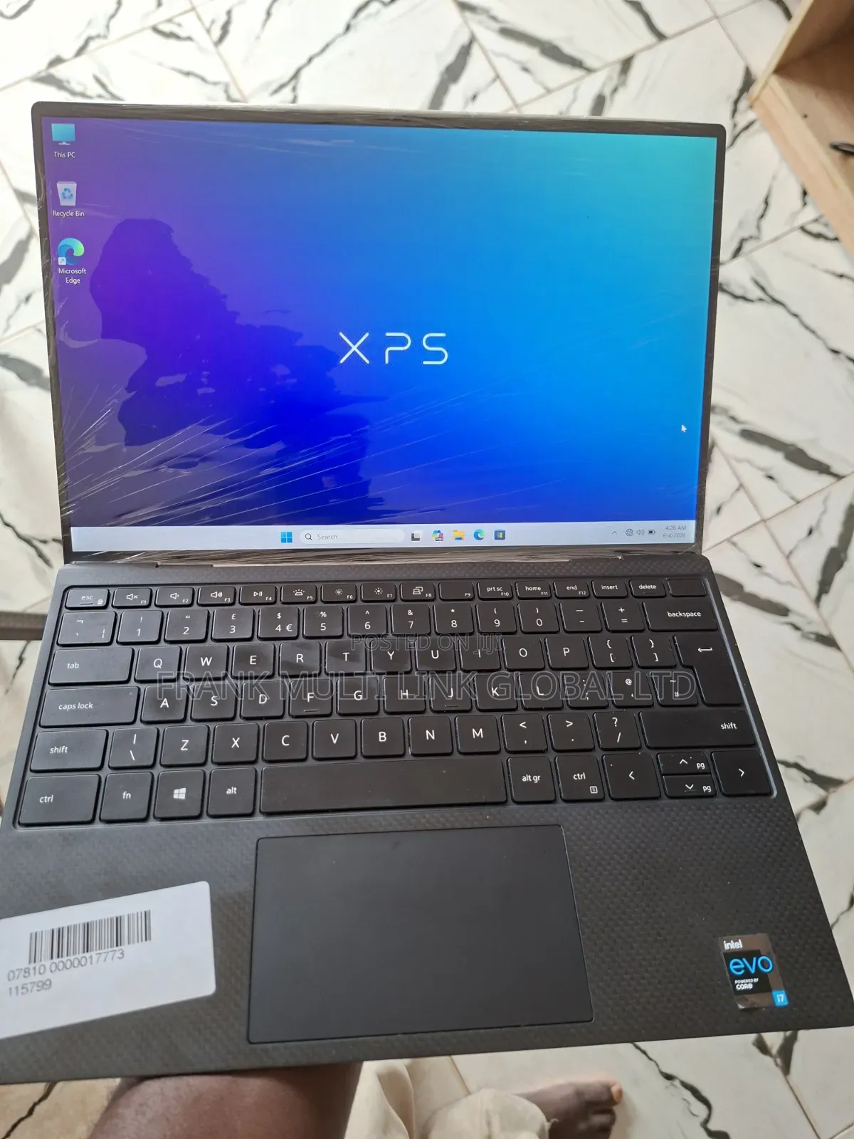 Laptop Dell XPS 13 9310 16GB Intel Core i7 SSD 512GB