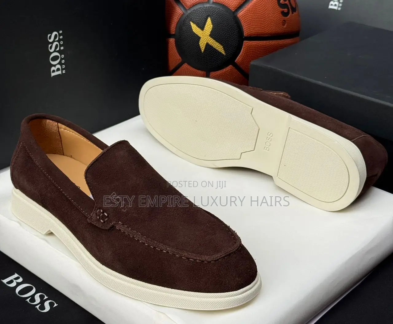 Hugo Boss Quality Luxury Men Loafer Shoe