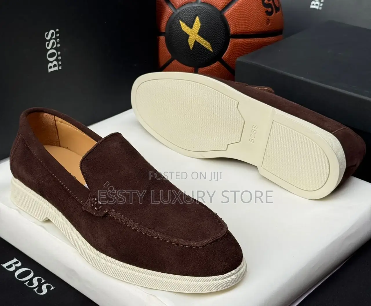 Hugo Boss Quality Luxury Men Loafer Shoe