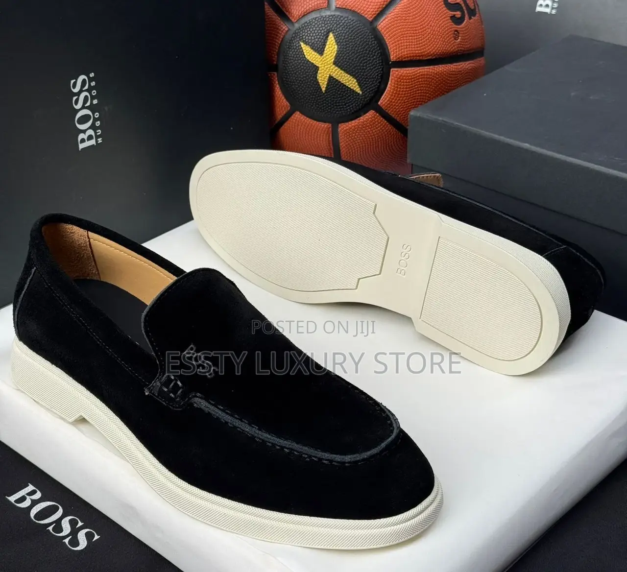 Hugo Boss Quality Luxury Men Loafer Shoe