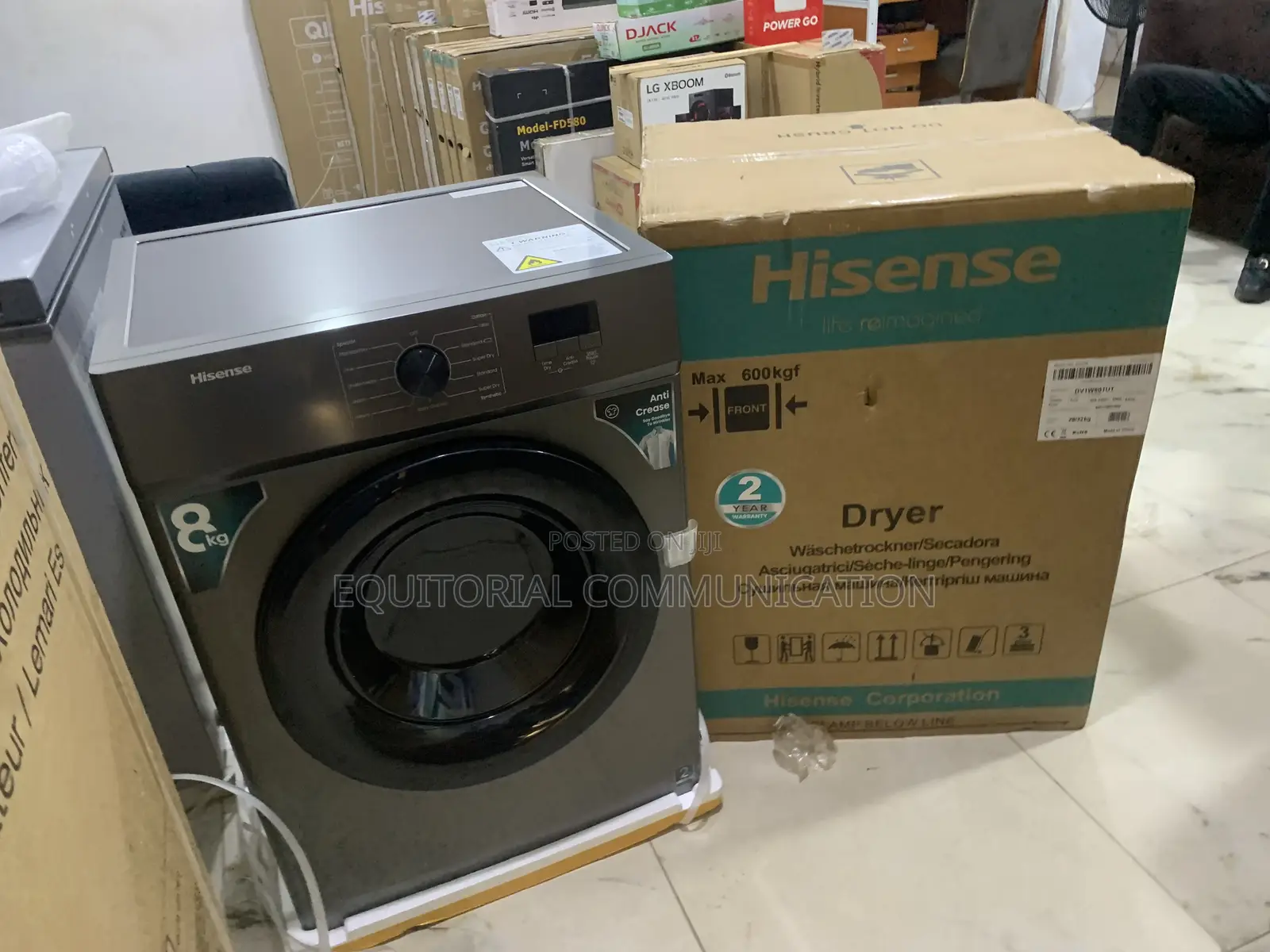 Hisense Large Capacity Dryer Dv1w801ut