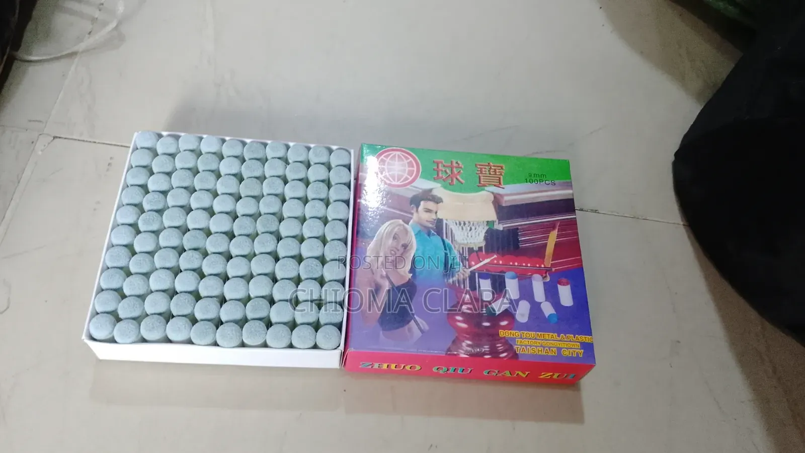 Pack of Snocker Tip 100pcs From 9mm to 13mm