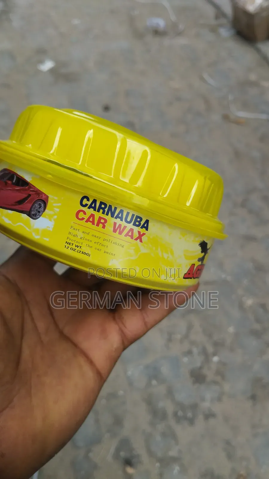 Agio Brand Carnauba Car Wax Car Wax