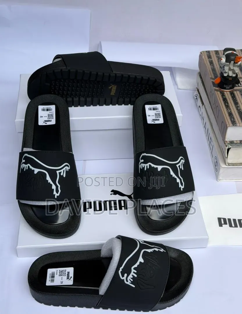 Quality Original Puma Unisex Slide Black
