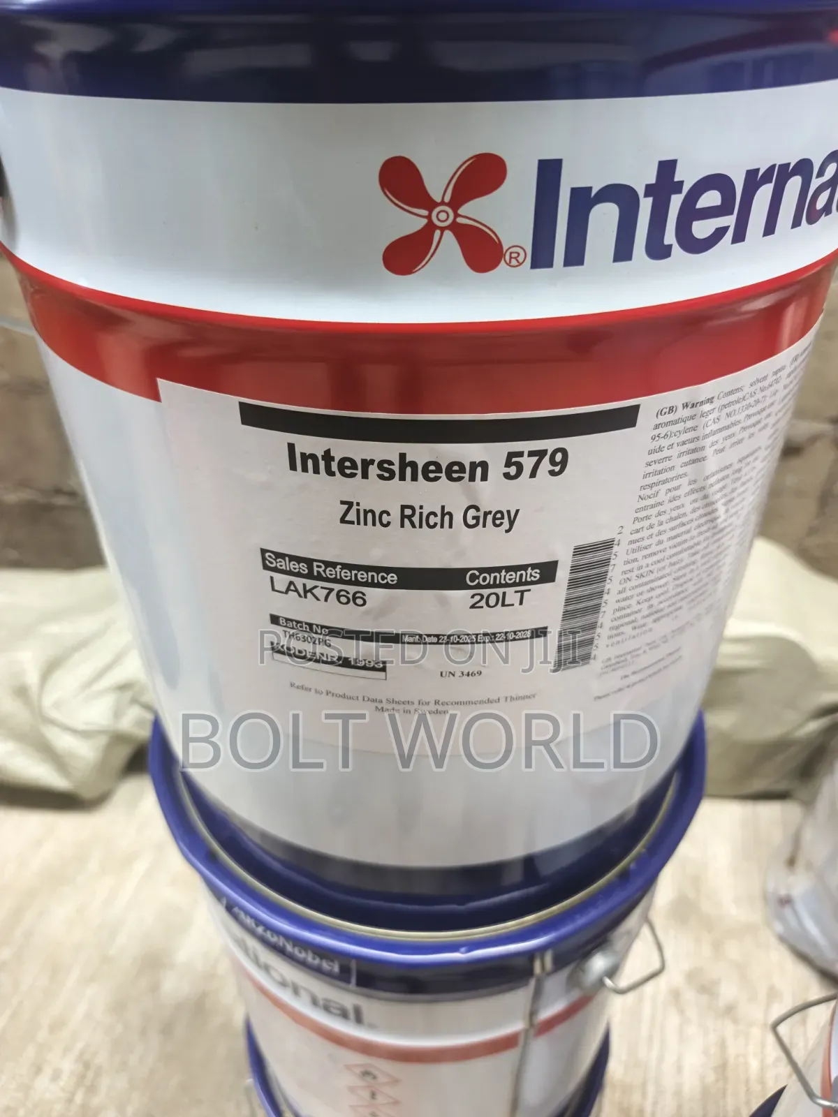 Inter Sheen 579 Zinc Rich Grey 20l