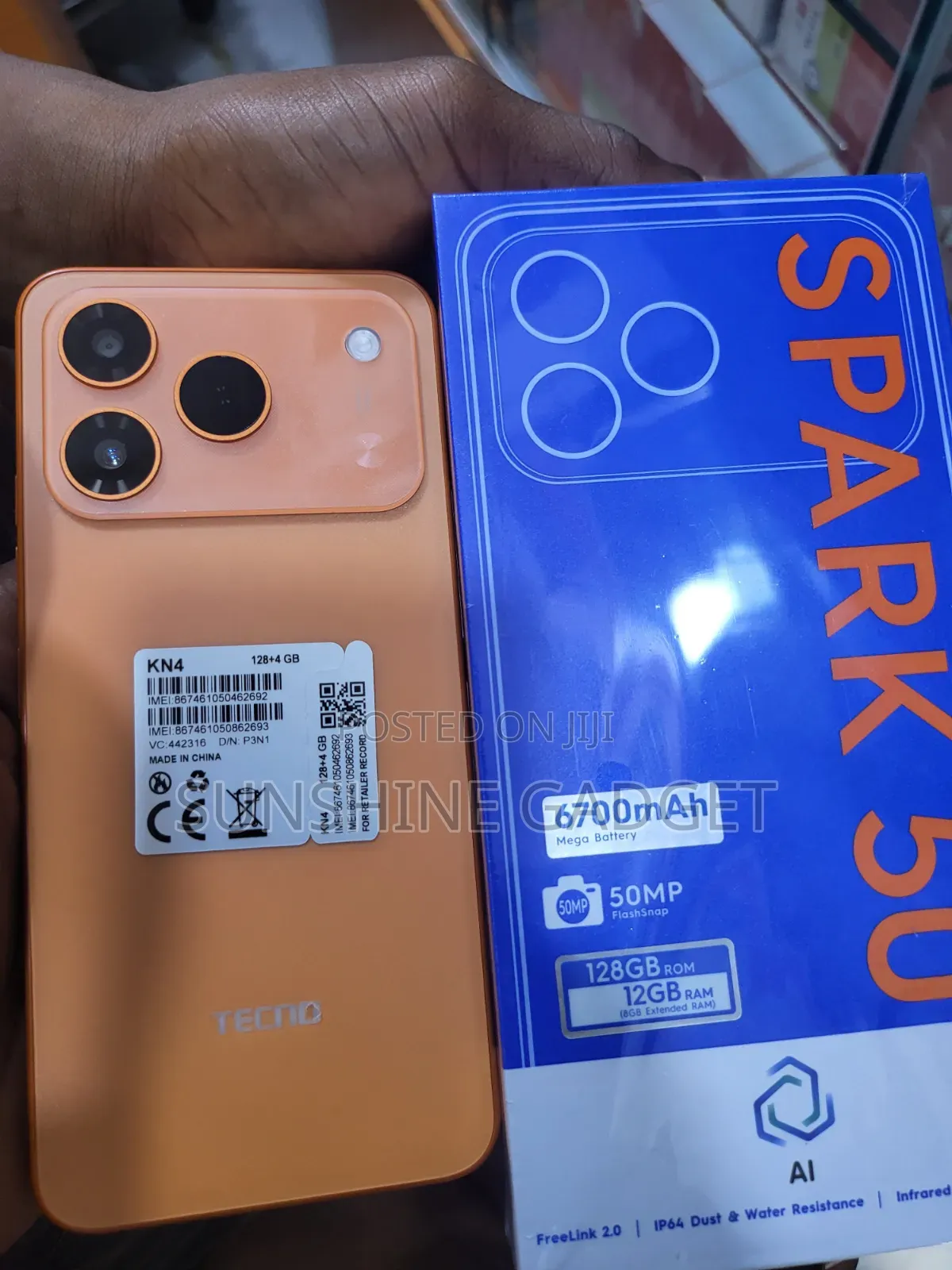 New Tecno Spark 50 128 GB
