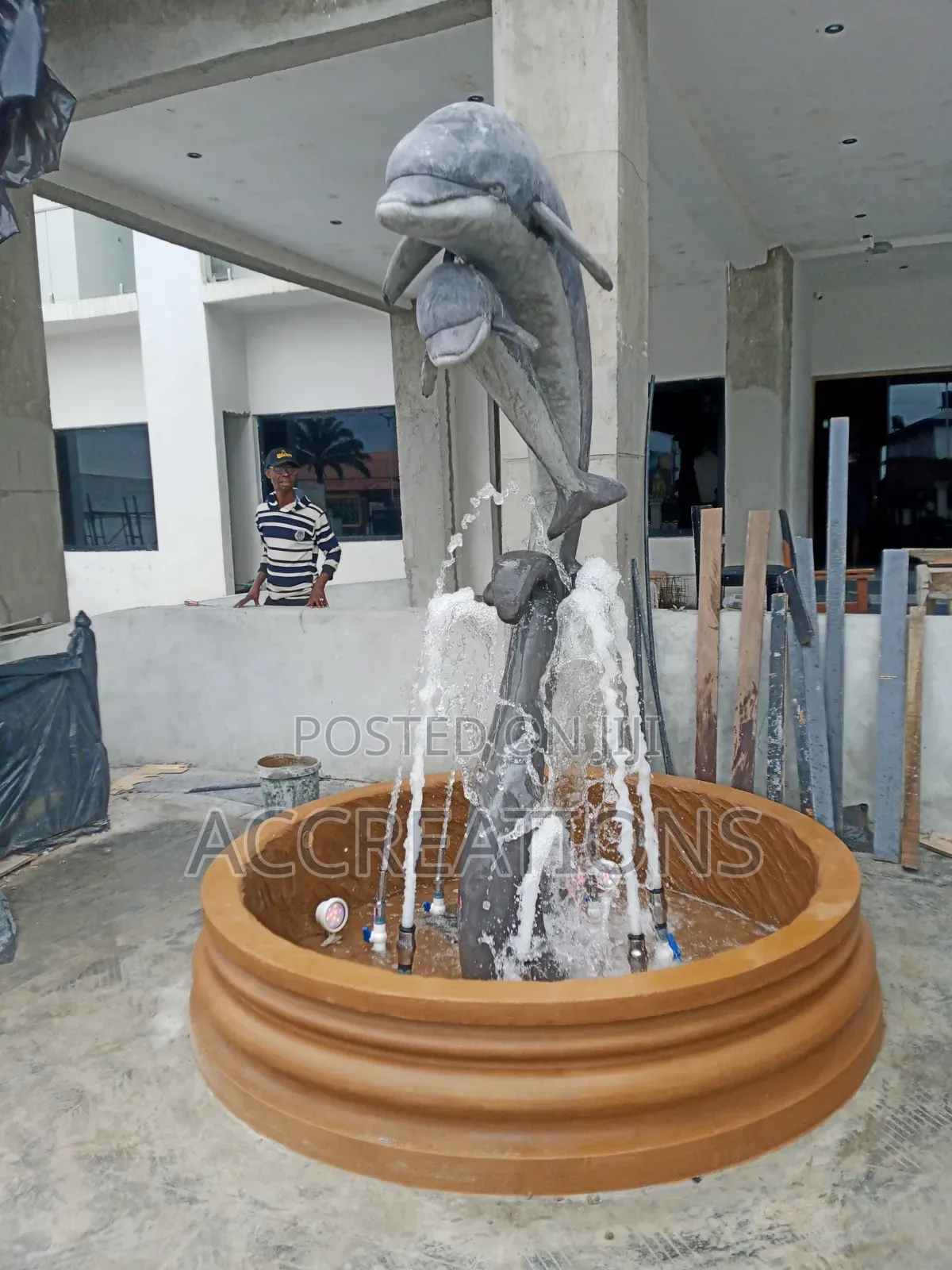 Dolphin Water Fountain
