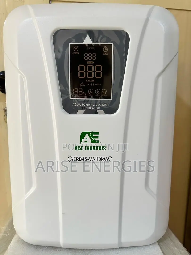 A E Dunamis 10kva Relay Voltage Stabilizer Wall-Mount (45v-260v)