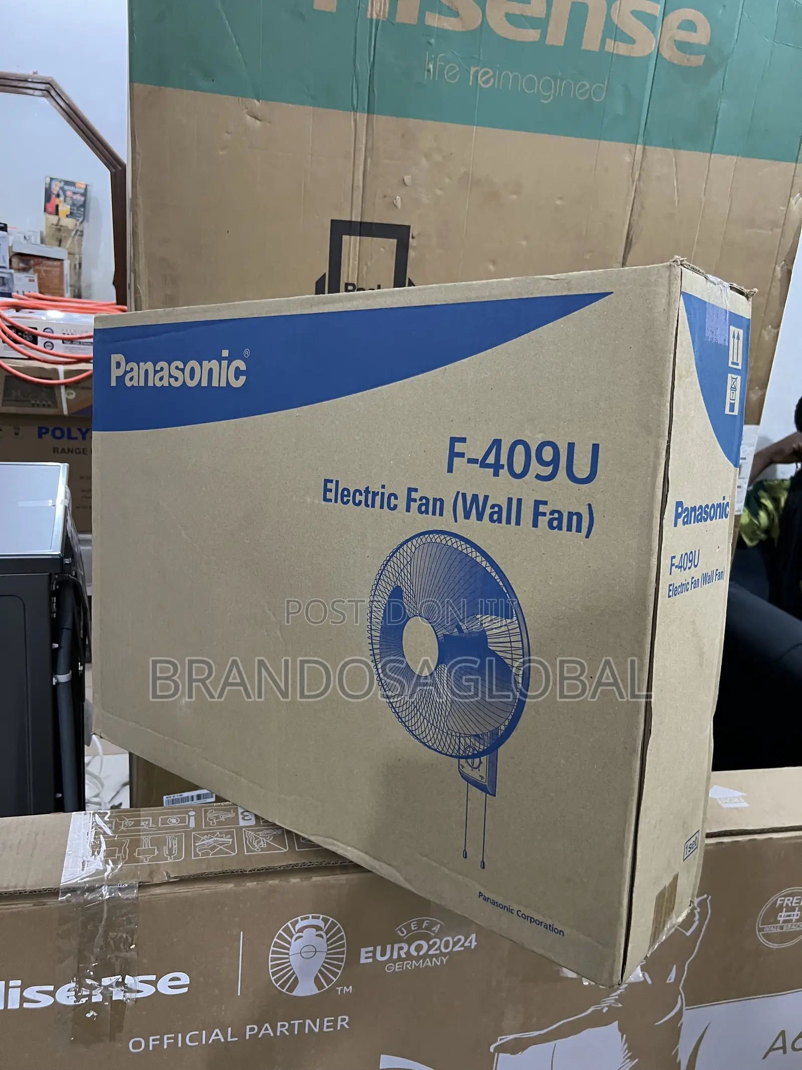 Panasonic 16 Inches Wall Fan [F-409u] Professional Grade Fan