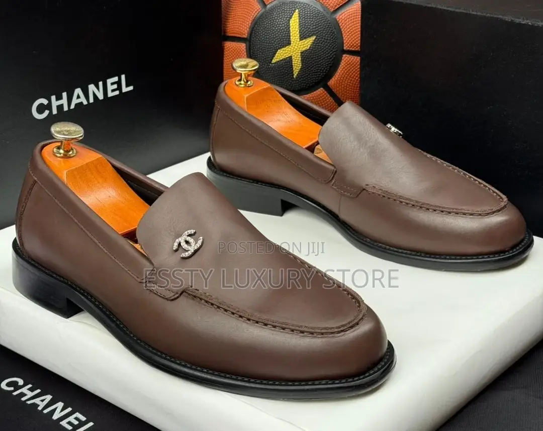 Chanel Quality Luxury Men Genuine Leather Corporate Shoe