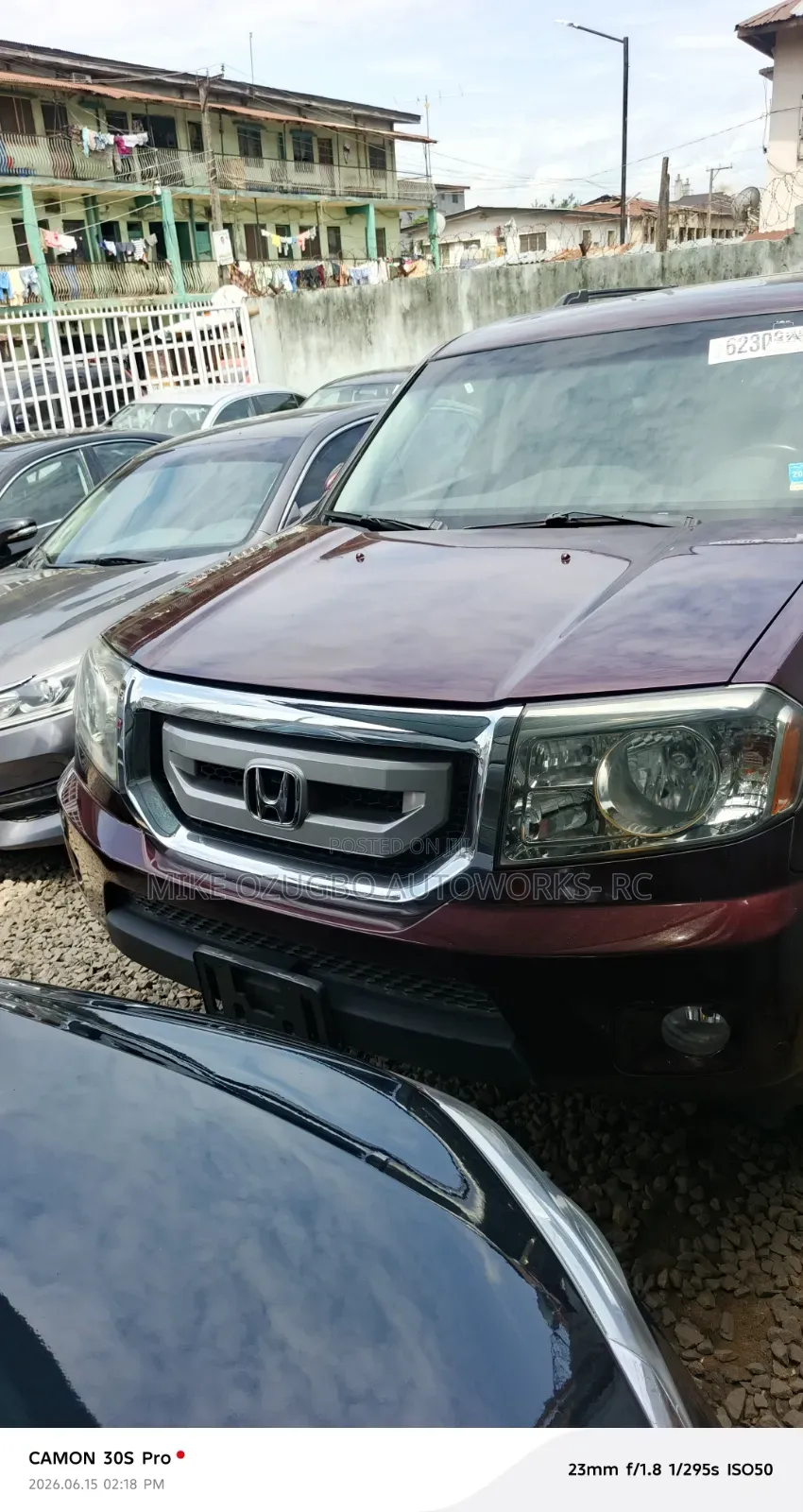 Honda Pilot 2011 Burgundy