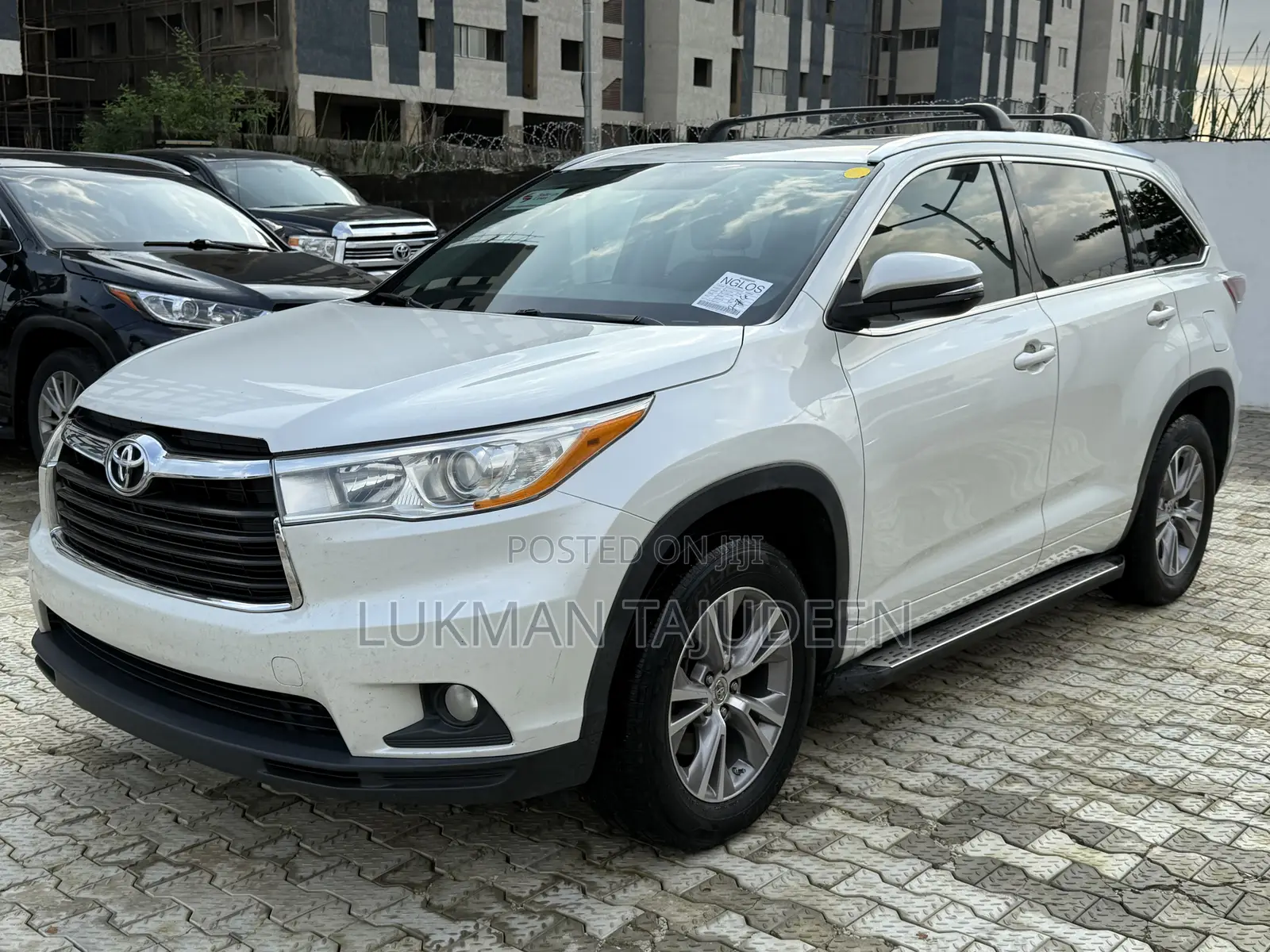 Toyota Highlander XLE V6 4x2 (3.5L 6cyl 6A) 2016 White