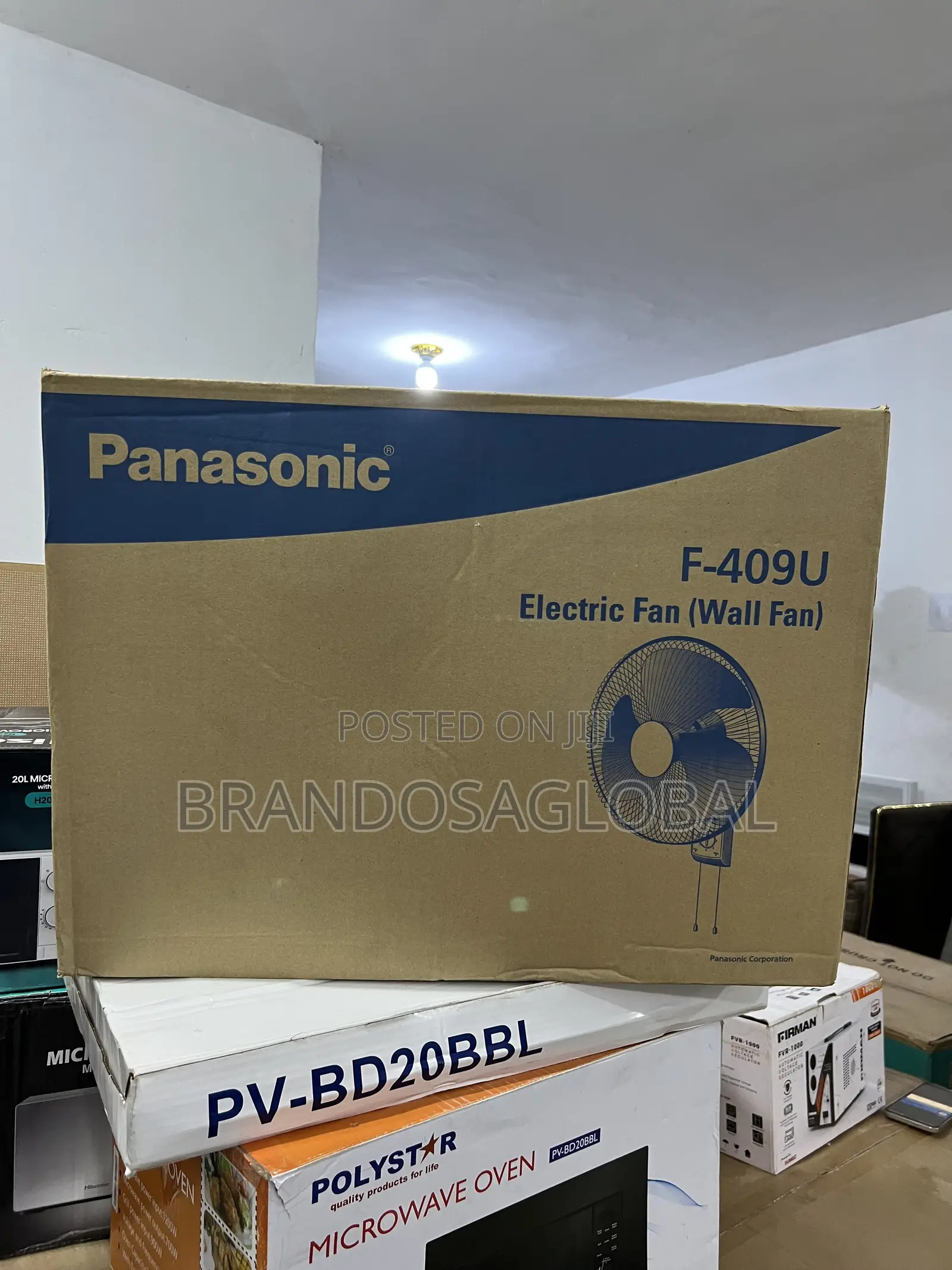 Panasonic 16 Inches Wall Fan [F-409u] Advanced Air Circulation