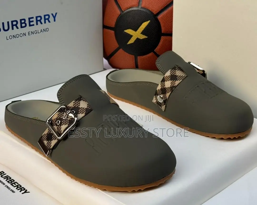 Burberry Quality Luxury Men Genuine Leather Half Shoe