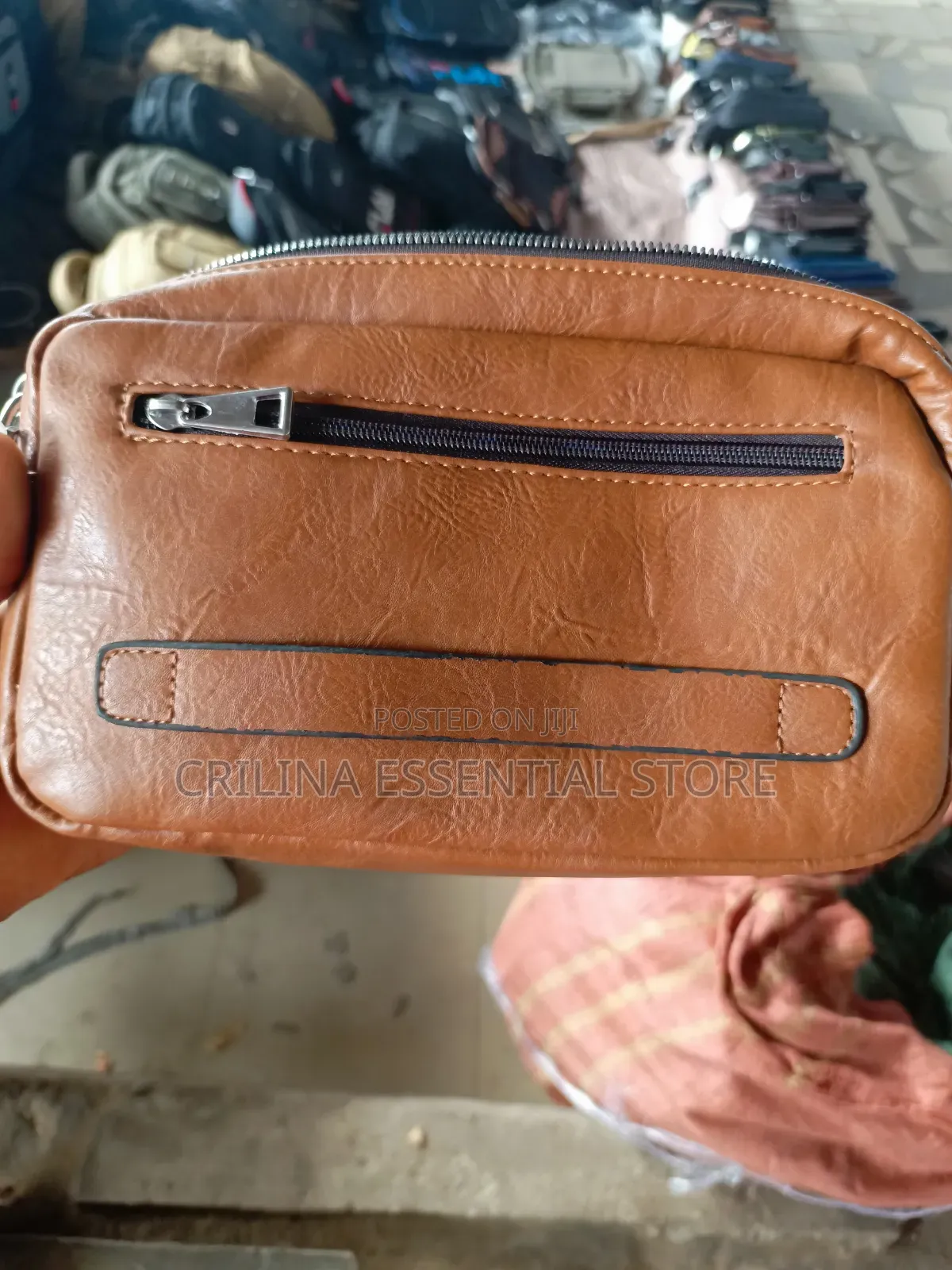 Original Leather Clipper Bag (Available in Brown and Black)