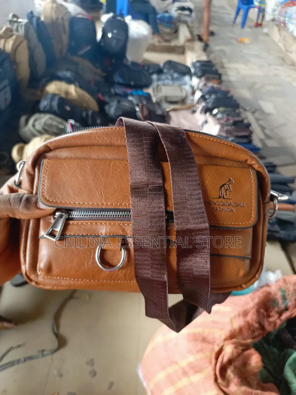 Original Leather Clipper Bag (Available in Brown and Black)