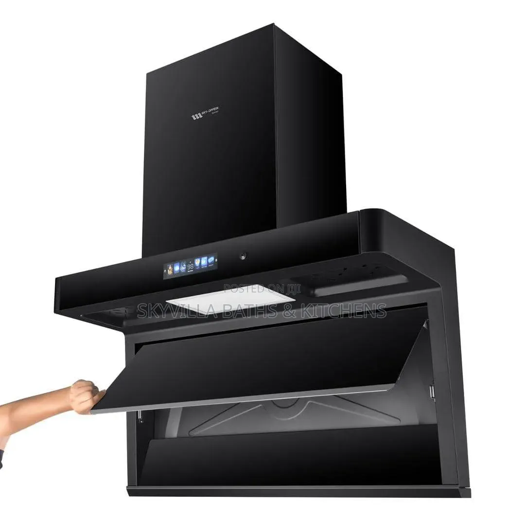 Premium Matte Black Range Hood