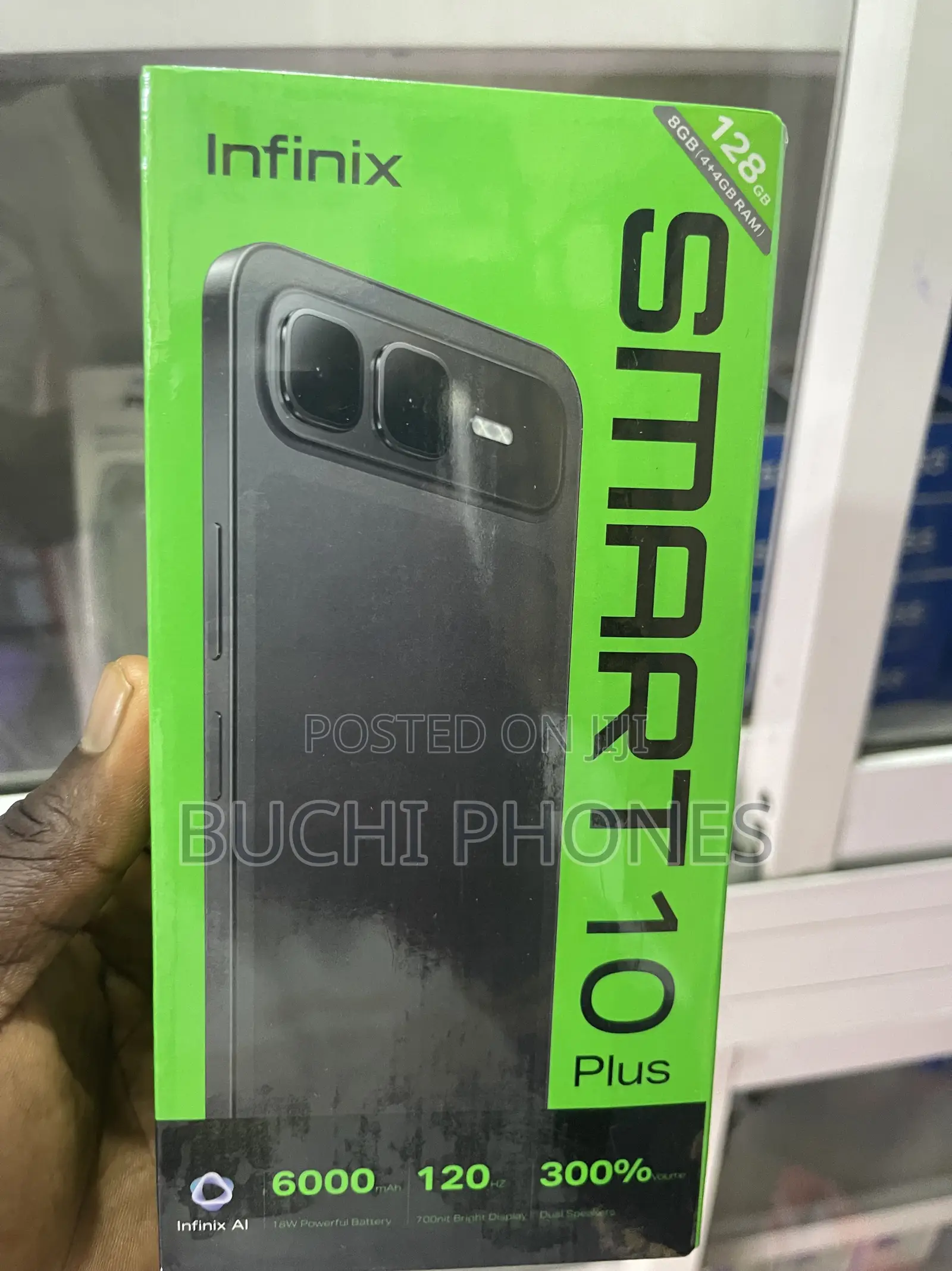 New Infinix Smart 10 Plus 128 GB Black