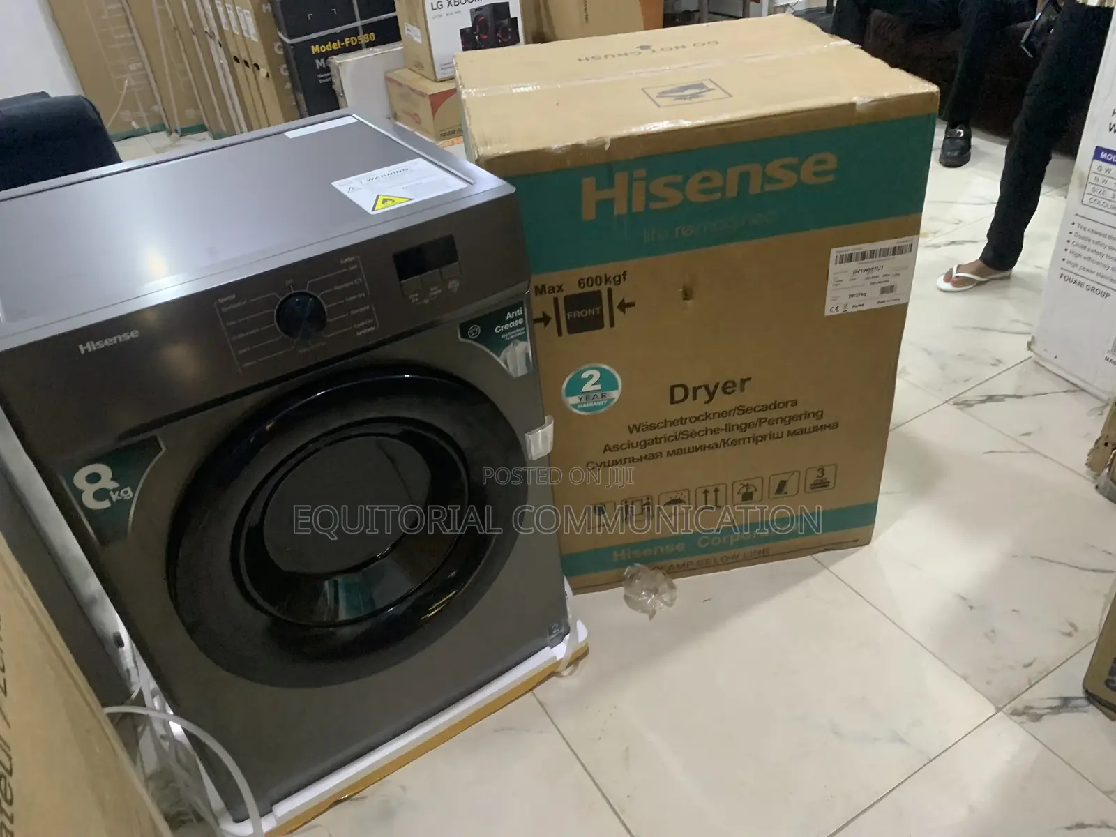 Hisense Premium 8kg Laundry Dryer Dv1w801ut