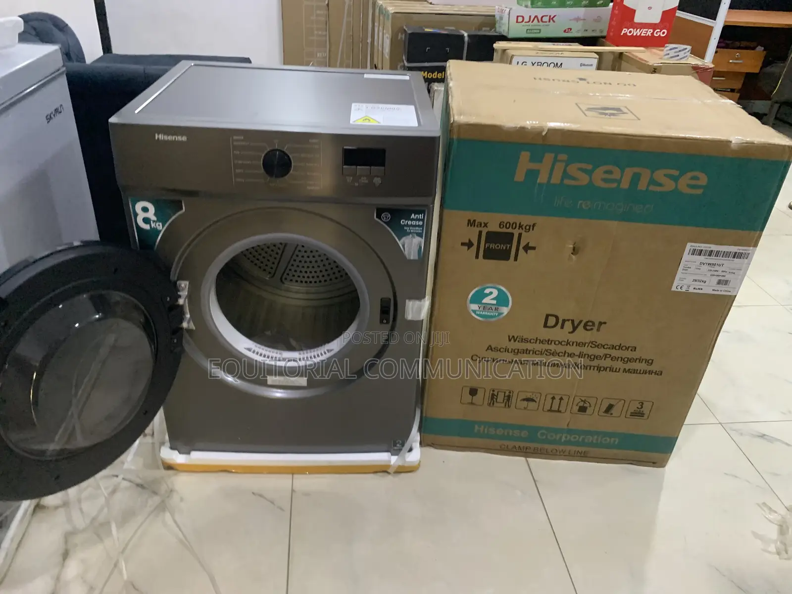 Hisense Premium 8kg Laundry Dryer Dv1w801ut