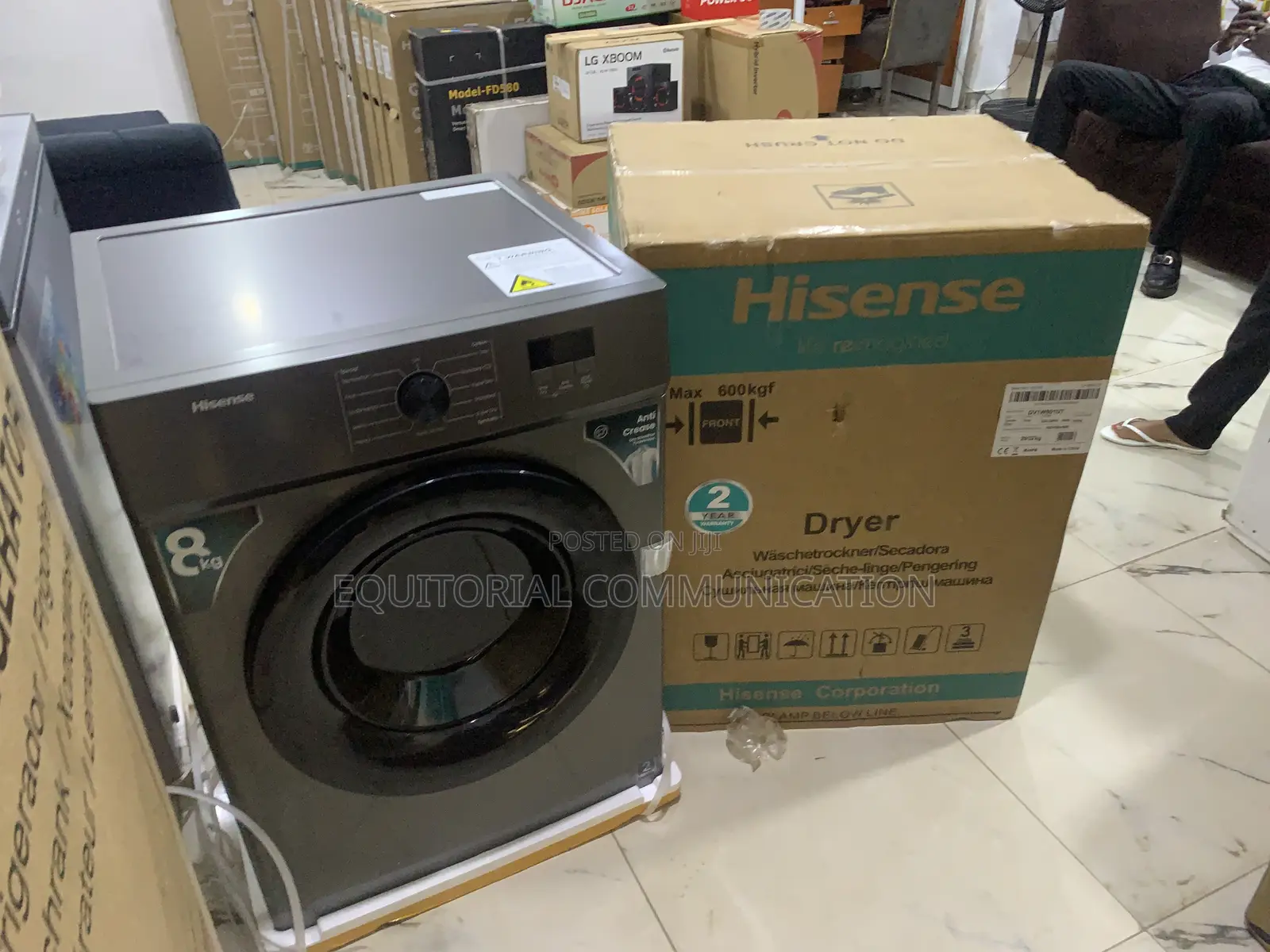 Hisense 8kg Home Appliance Dryer Dv1w801ut