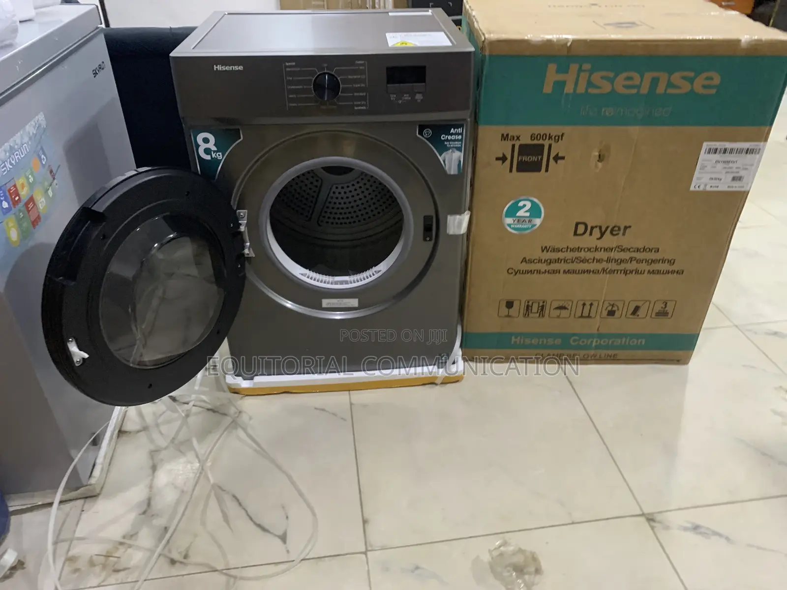 Hisense 8kg Home Appliance Dryer Dv1w801ut