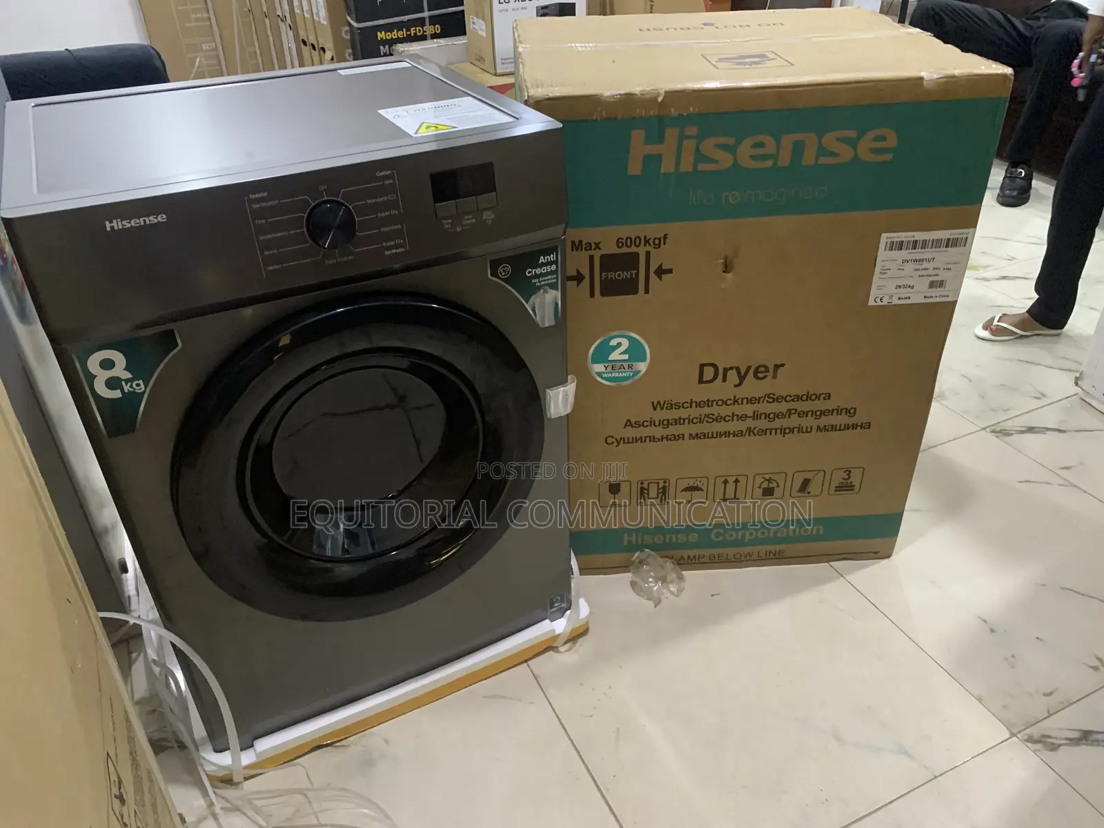 Hisense 8kg Dryer With Heavy Duty Program