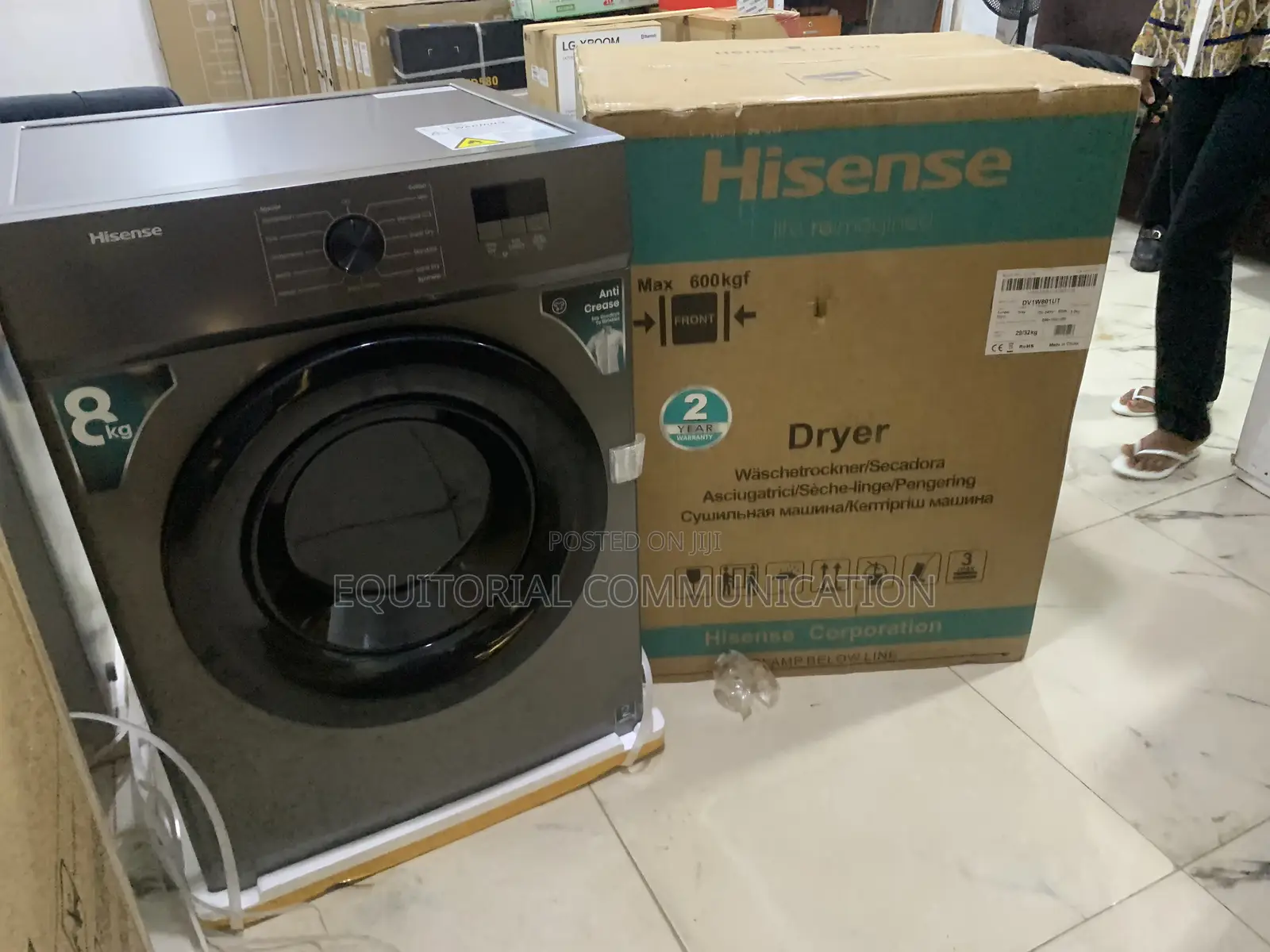 Hisense 8kg Dryer With Fine Fabric Care