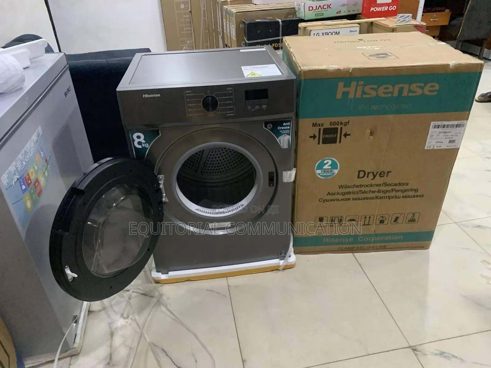 Hisense 8kg Dryer With Fine Fabric Care