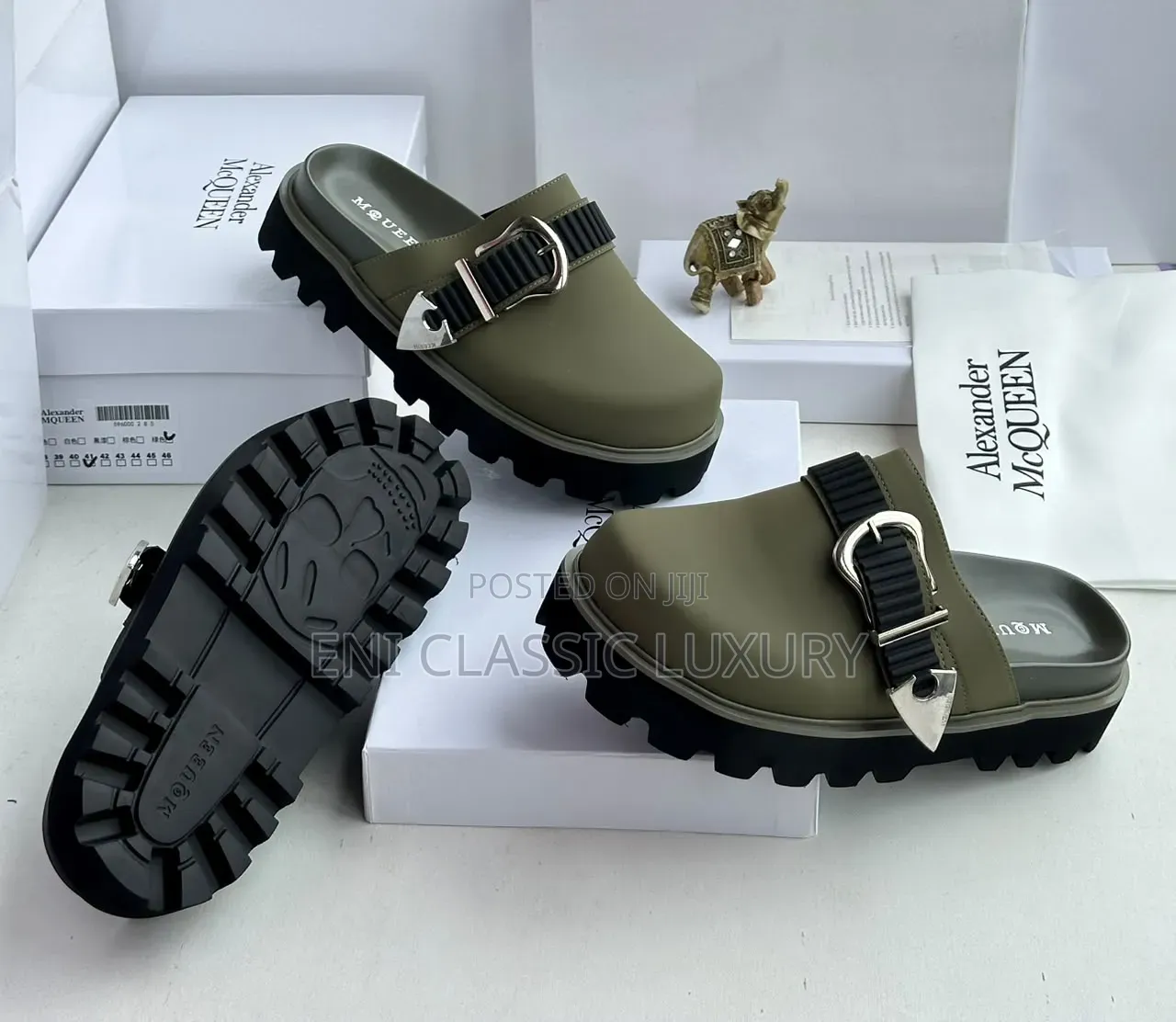 Top Notch Luxury Men's Half Shoes Alexander McQueen Well Banded