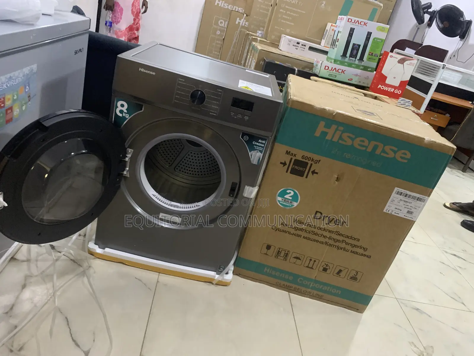 Hisense 8kg Laundry Dryer With Anti-Crease Feature