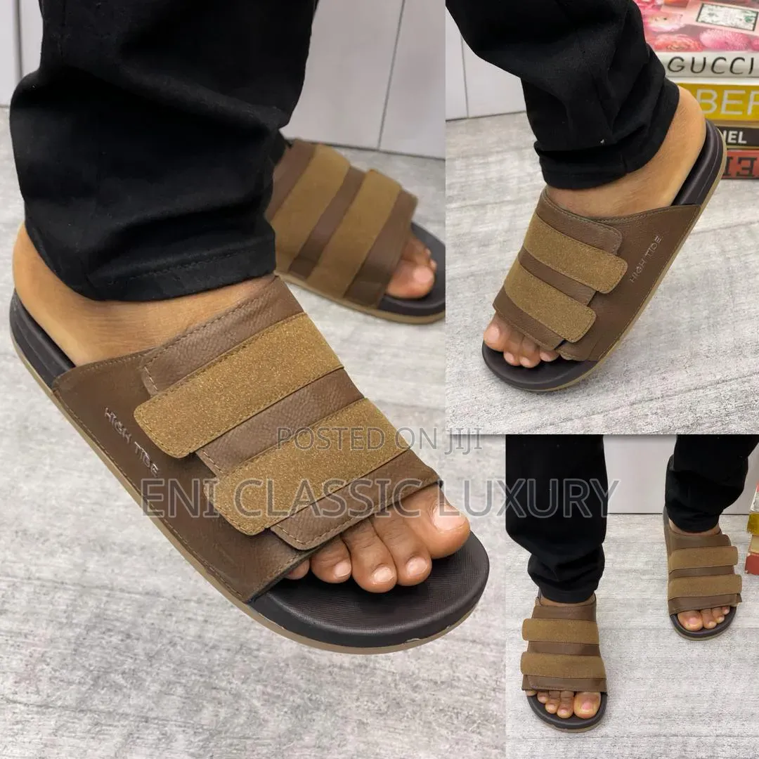 Top Quality Luxury Men's Slides Well Banded Package
