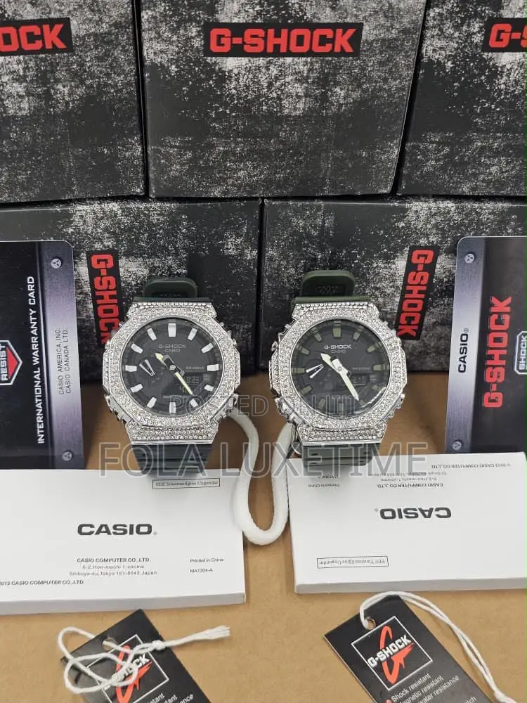 Casio G-Shock Ga-2100 (Full Iced Out)