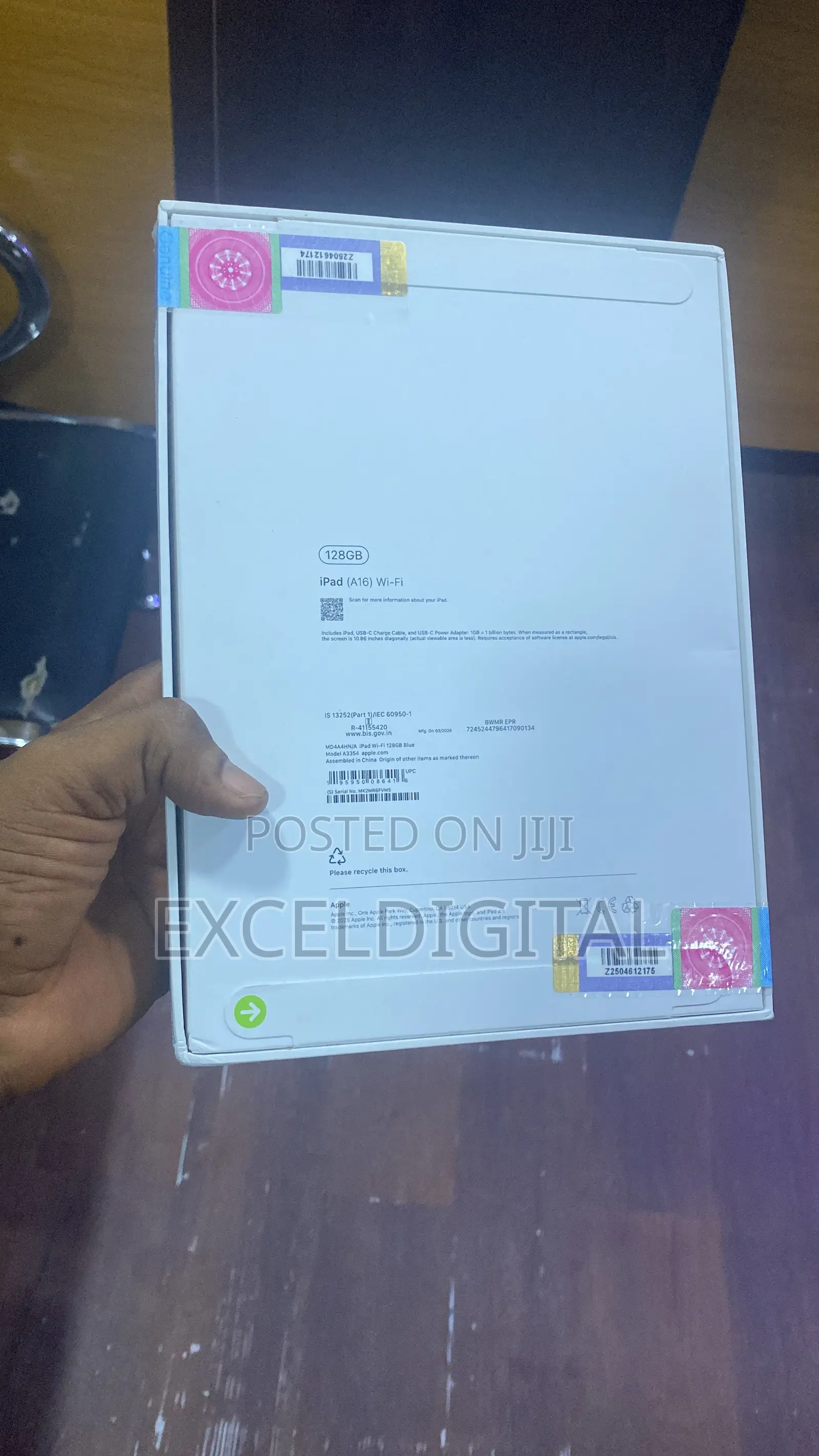 New Apple iPad (2025) 128 GB Gray