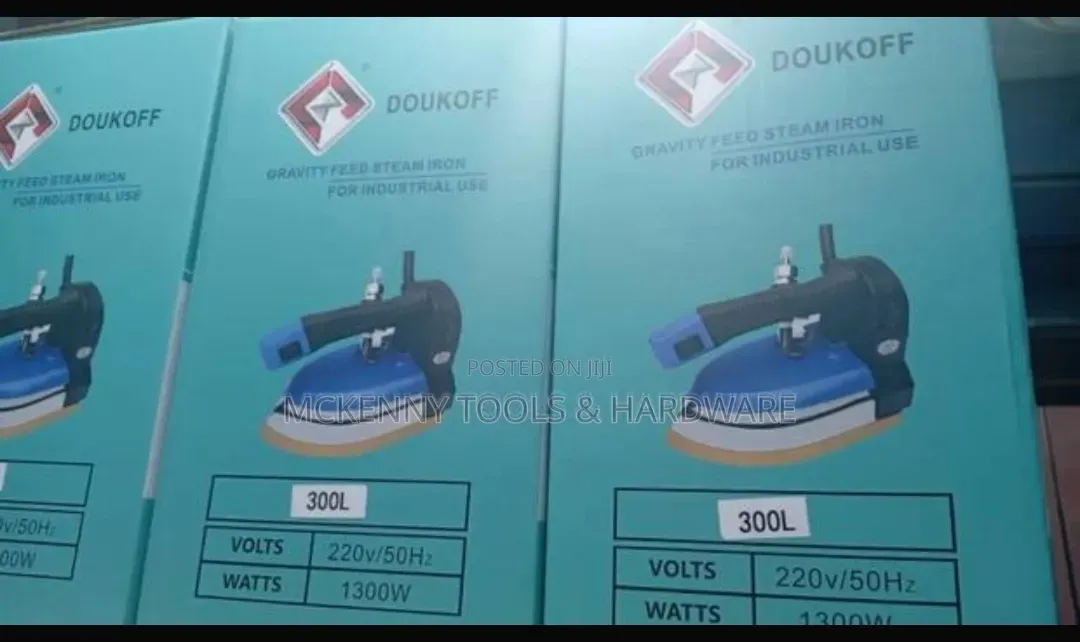 Doukoff Gravity Feed Industrial Steam Iron,