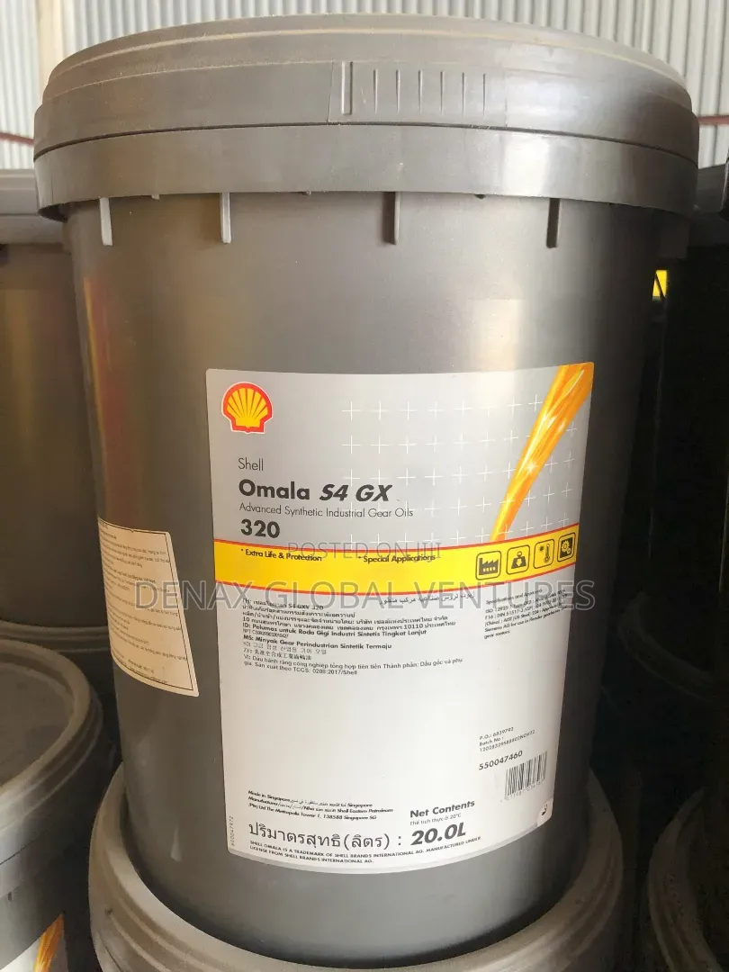 Shell Omala S4 Gx 320 Synthetic Gear Oil