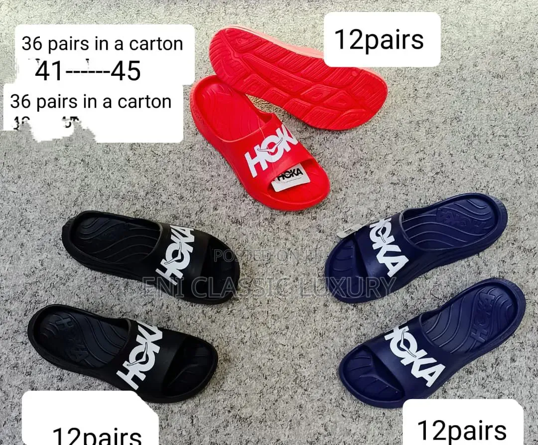 Top Quality Luxury Men's Slides Hoka Well Banded Package