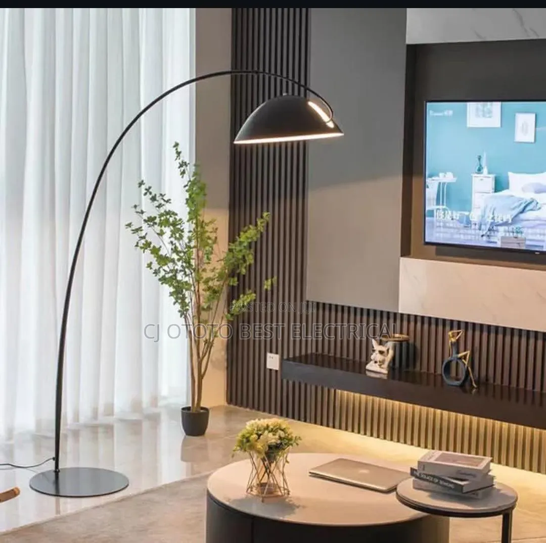 Luxurious Floor Lamp, Black Body Available as You Seen