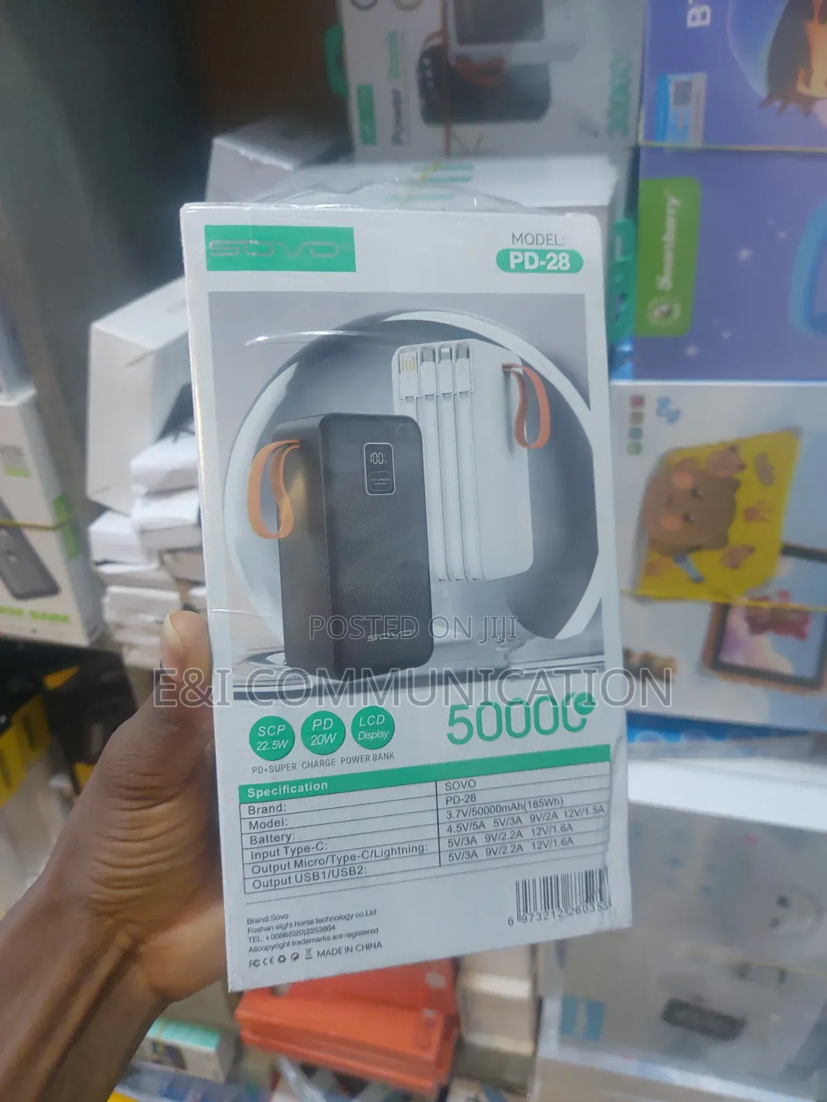 Sovo 50000mah Power Bank