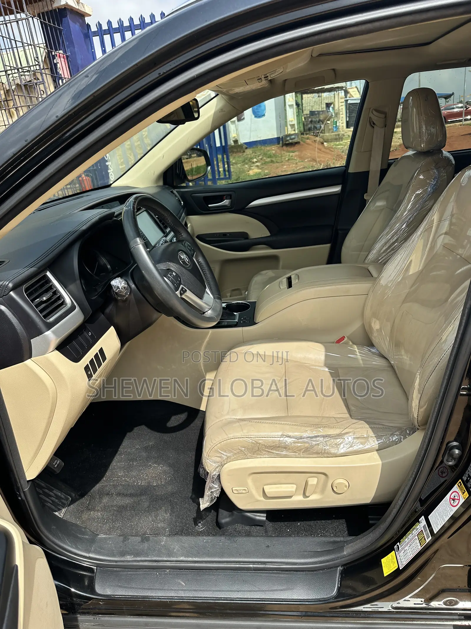 Toyota Highlander XLE V6 4x4 (3.5L 6cyl 6A) 2016 Black
