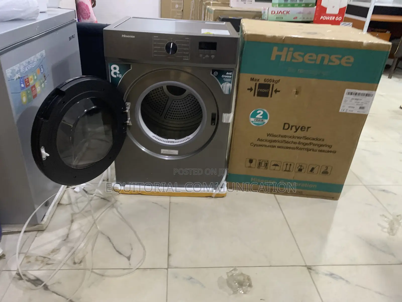 Hisense 8kg Front Load Dryer for Everyday Use